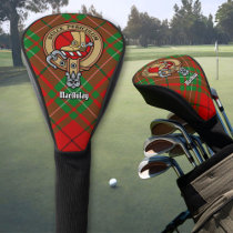 Clan MacAulay Crest over Tartan Golf Head Cover