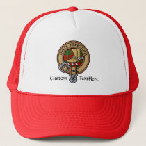 Clan MacAulay Crest over Tartan Trucker Hat