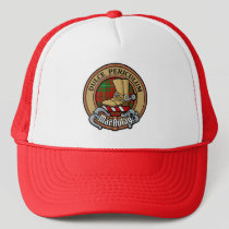 Clan MacAulay Crest over Tartan Trucker Hat