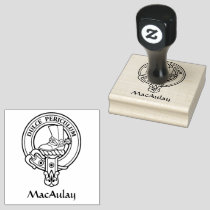 Clan MacAulay Crest Rubber Stamp