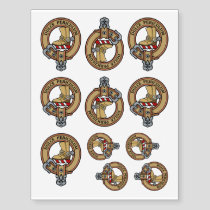 Clan MacAulay Crest Temporary Tattoos