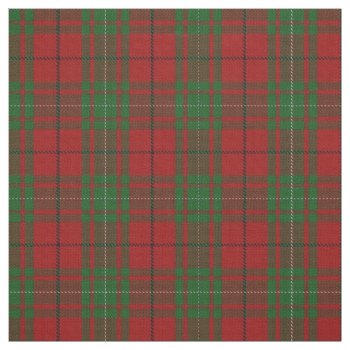 Clan Macaulay Scottish Tartan Plaid Fabric by OldScottishMountain at Zazzle