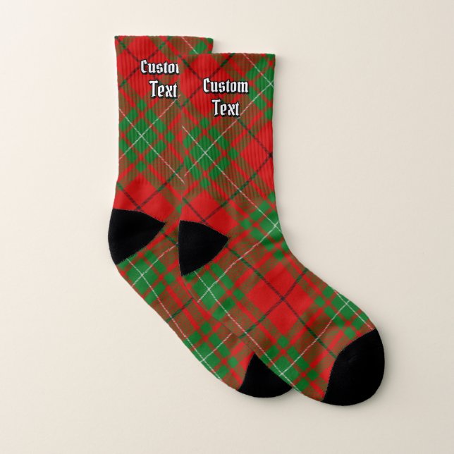 Clan MacAulay Tartan All-Over-Print Socks (Pair)