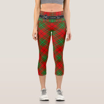 Clan MacAulay Tartan Capri Leggings