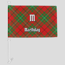 Clan MacAulay Tartan Car Flag