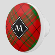 Clan MacAulay Tartan Ceramic Knob