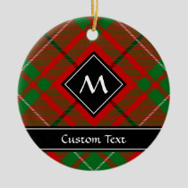 Clan MacAulay Tartan Ceramic Ornament