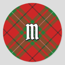 Clan MacAulay Tartan Classic Round Sticker