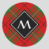 Clan MacAulay Tartan Classic Round Sticker