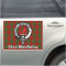 Clan MacAulay Tartan Crest 2 Car Magnet