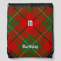 Clan MacAulay Tartan Drawstring Bag