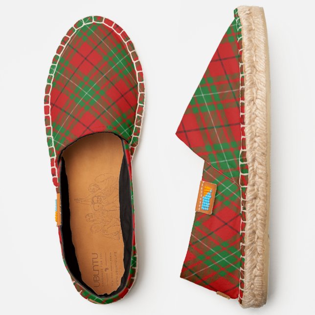 Clan MacAulay Tartan Espadrilles (Side)