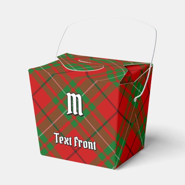 Clan MacAulay Tartan Favor Box (Front Side)