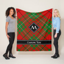 Clan MacAulay Tartan Fleece Blanket