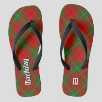 Clan MacAulay Tartan Flip Flops