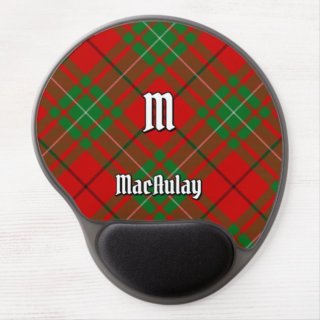 Clan MacAulay Tartan Gel Mouse Pad (Front)