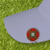 Clan MacAulay Tartan Golf Hat Clip