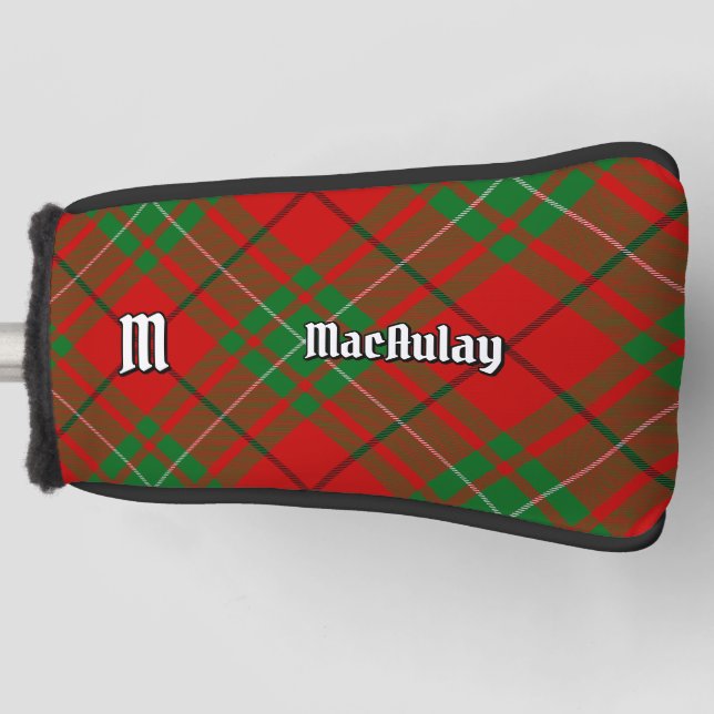 Clan MacAulay Tartan Golf Head Cover (Front)