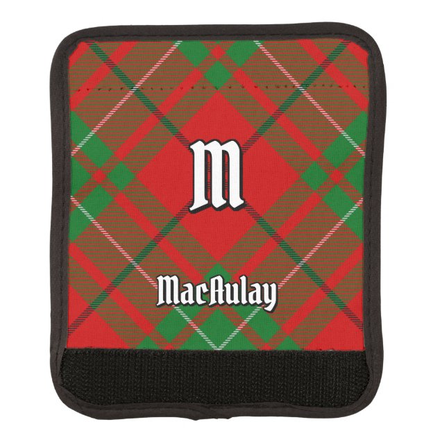 Clan MacAulay Tartan Luggage Handle Wrap (Front)