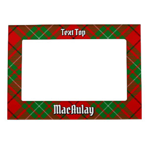 Clan MacAulay Tartan Magnetic Frame