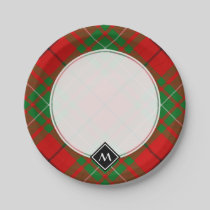 Clan MacAulay Tartan Paper Plates
