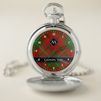 Clan MacAulay Tartan Pocket Watch