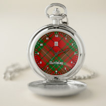 Clan MacAulay Tartan Pocket Watch