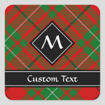 Clan MacAulay Tartan Square Sticker