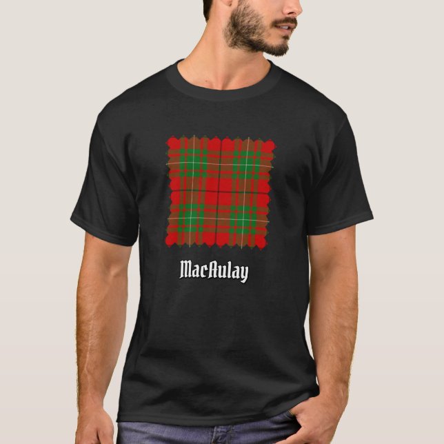 Clan MacAulay Tartan T-Shirt (Front)