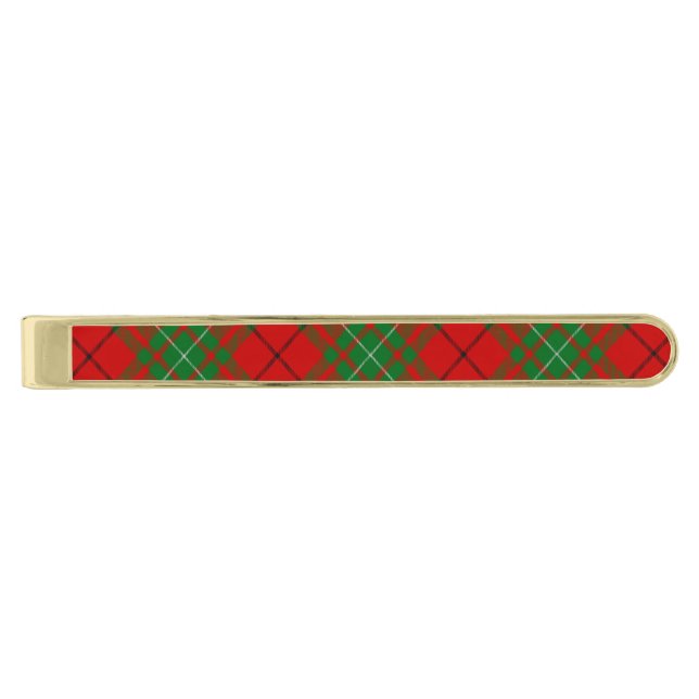 Clan MacAulay Tartan Tie Bar (Front)