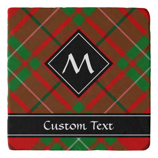 Clan MacAulay Tartan Trivet (Front)