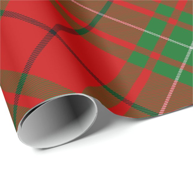 Clan MacAulay Tartan Wrapping Paper (Roll Corner)