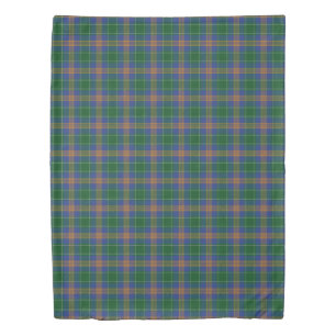 Clan MacAuliffe McAuliffe Irish Accents Tartan Duvet Cover