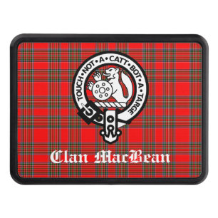 Clan MacBean Crest Badge & Tartan Hitch Cover