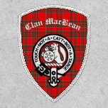 Clan MacBean Crest Badge &amp; Tartan Iron On Patch