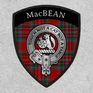 Clan MacBean   MacBain [EDIT] Crest & Tartan Patch