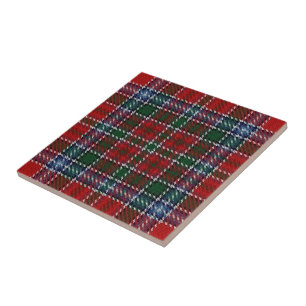 Clan MacBean MacBain Scottish Expressions Tartan Tile