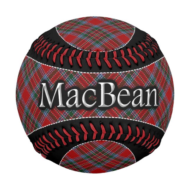 Clan MacBean Scottish Dream Tartan Baseball (Front)