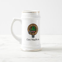 Clan MacBeth Crest Beer Stein