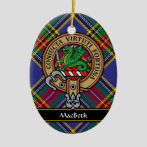 Clan MacBeth Crest Ceramic Ornament