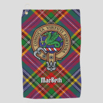 Clan MacBeth Crest Golf Towel