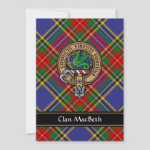 Clan MacBeth Crest Invitation