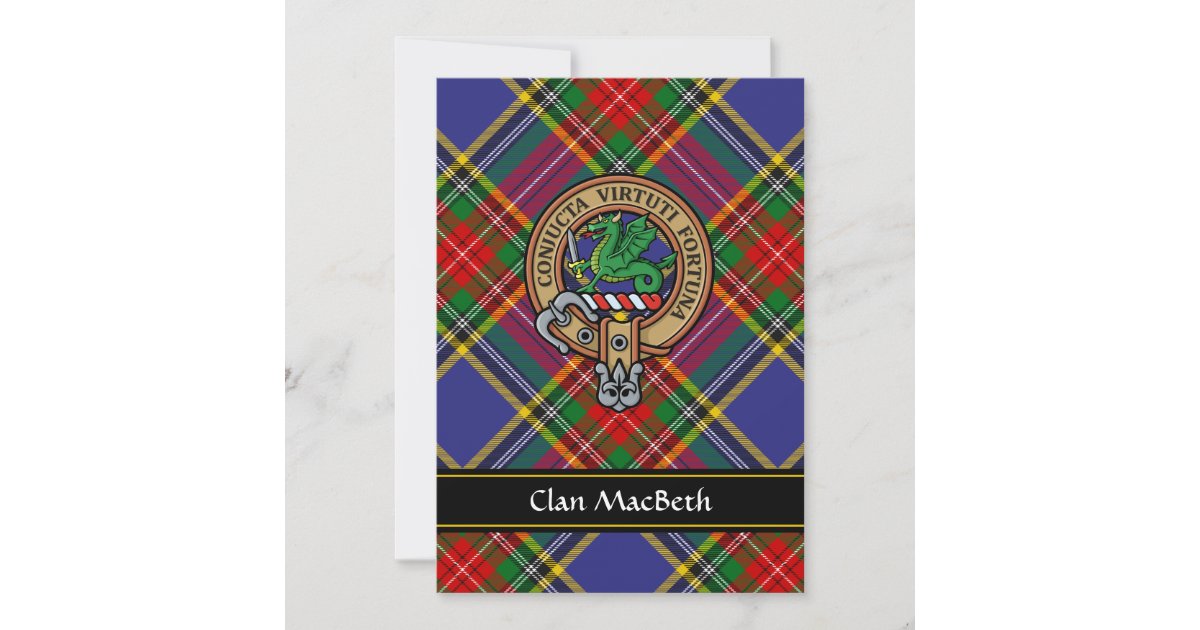 Clan MacBeth Crest Invitation | Zazzle