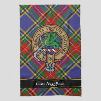 Clan MacBeth Crest Kitchen Towel