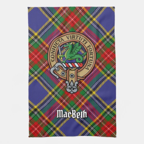 Clan MacBeth Crest Kitchen Towel