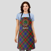 Clan MacBeth Crest over Tartan Apron