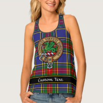 Clan MacBeth Crest over Tartan Tank Top