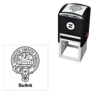 Clan MacBeth Crest Self-inking Stamp
