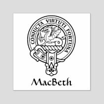 Clan MacBeth Crest Self-inking Stamp