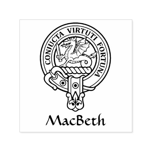 Clan MacBeth Crest Self_inking Stamp
